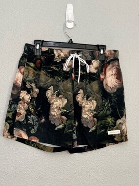 Civil Regime | Eternal Vintage Peony and Carnation Swim Trunks | Size Medium